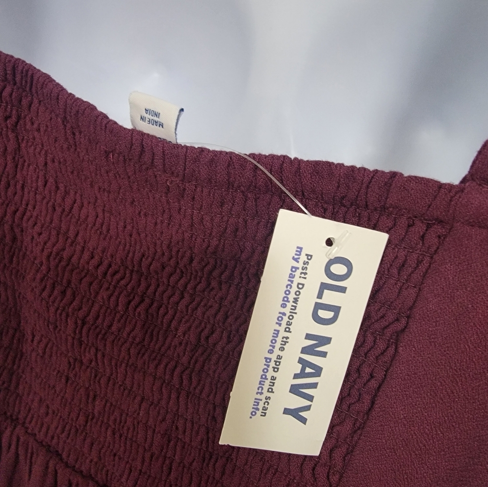 Burgundy Old Navy Camisole Mini Dress Size S NWT - Picture 9 of 9